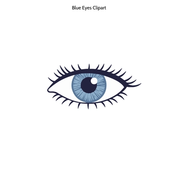Free Blue Eyes Clipart to Edit Online