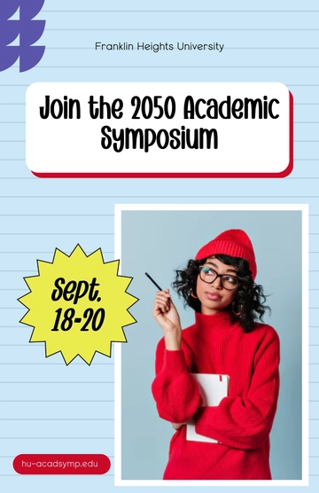 Free Cool Academic Poster Template to Edit Online