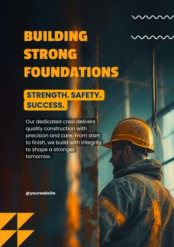 Free Construction Crew Poster Template to Edit Online