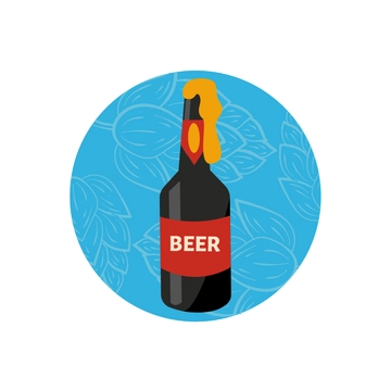 Free Beer Bottle Clipart Template to Edit Online