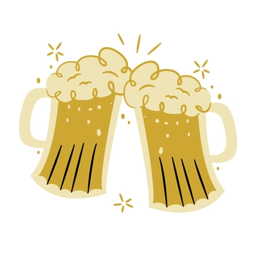 Free Cartoon Beer Clipart Template to Edit Online