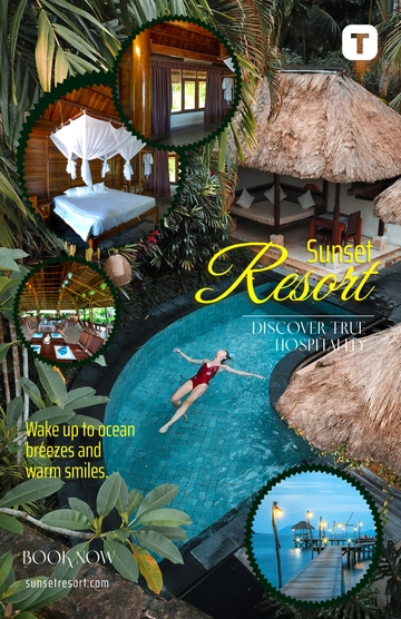 Free Hospitality Poster Design Template to Edit Online