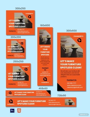 Furniture Cleaning Services Banner Template