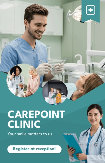 Free Clinic Patient Poster Template to Edit Online