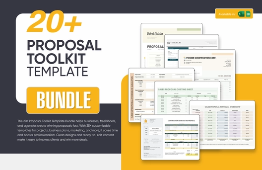 20+ Proposal Toolkit Template Bundle