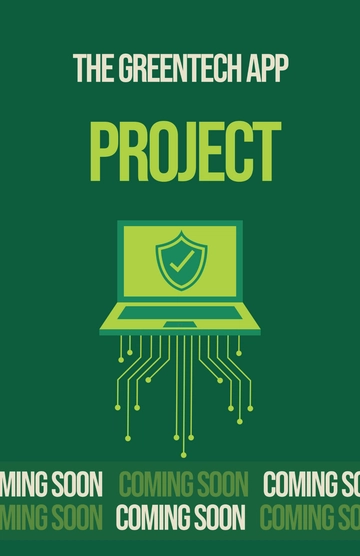 Free Simple Project Coming Soon Poster Template to Edit Online