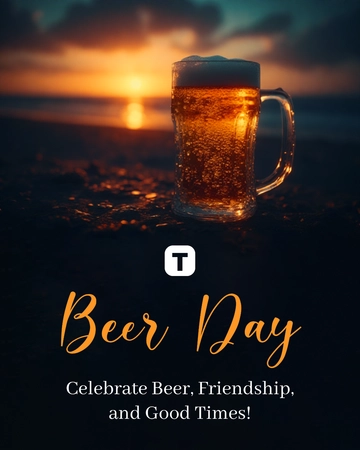 Free Beer Day Template to Edit Online