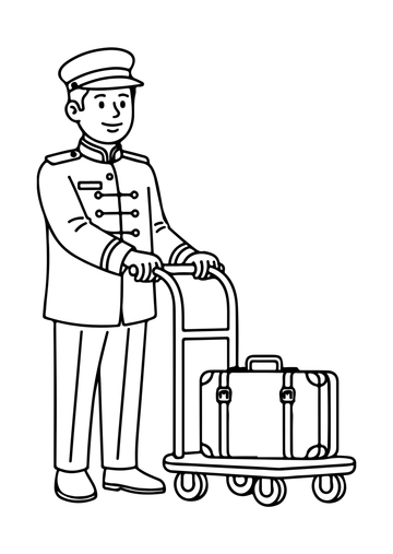 Free Hospitality Drawing Template to Edit Online