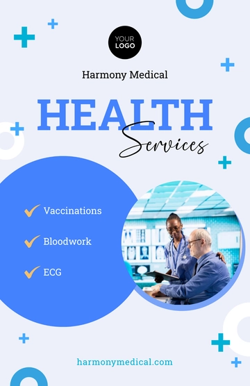 Free Health Services Poster Template to Edit Online