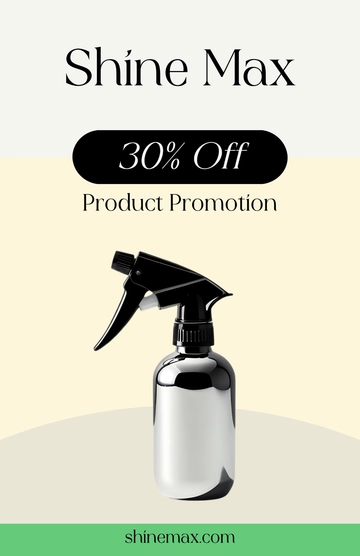 Free Colorful Product Promotional Poster Template to Edit Online