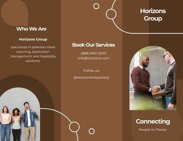 Free Hospitality Brochure Template to Edit Online