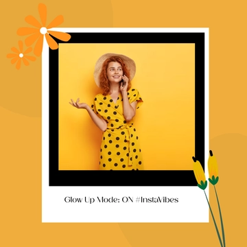 Free Digital Instagram Frame Template to Edit Online