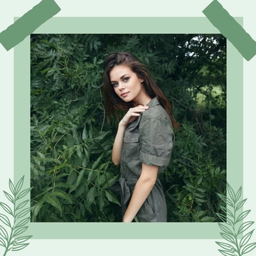 Free Square Instagram Frame Template to Edit Online