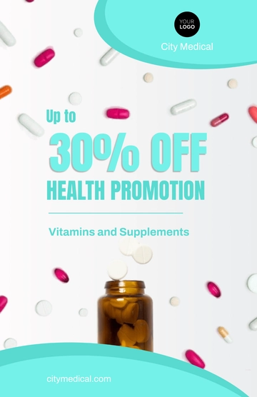 Free Health Promotion Poster Template to Edit Online