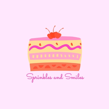 Free Cute Cake Logo to Edit Online