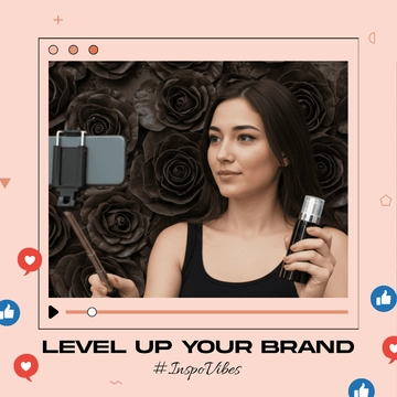 Free Self-Brand Instagram Frame Template to Edit Online