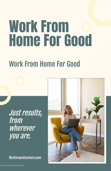 Free Work From Home Forever Poster Template to Edit Online