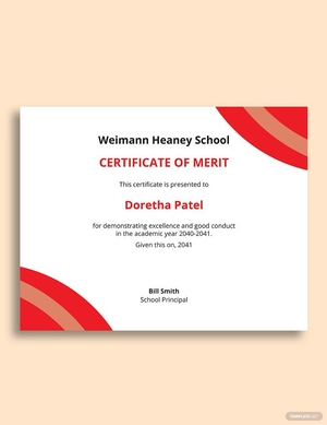 Merit Certificate For Students Template Merit Certificate For Students Template