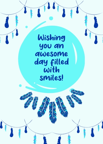 Free Awesome Wishes Template to Edit Online