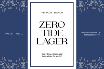 Non-Alcoholic Beer Label Template to Download