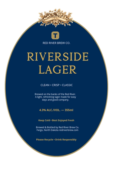 Free Beer Label with Logo Template to Edit Online