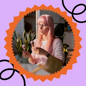 Free Graphic Instagram Frame Template to Edit Online