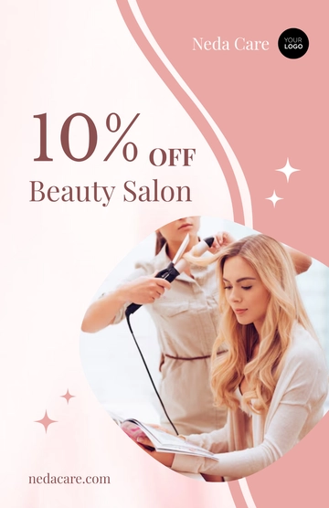 Free Salon Poster Template to Edit Online