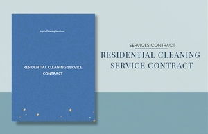 Cleaning Services Contract Self Employed Template