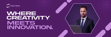 Free Purple X Banner Header Template to Edit Online