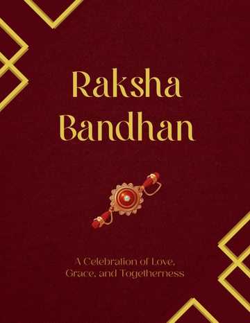 Free Elegant Raksha Bandhan Flyer Template to Edit Online