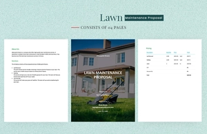 Lawn Maintenance Proposal Template
