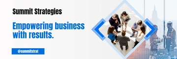 Free Business X Header Template to Edit Online