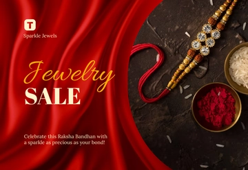 Free Jewelry Raksha Bandhan Card Template to Edit Online Free Jewelry Raksha Bandhan Card Template to Edit Online