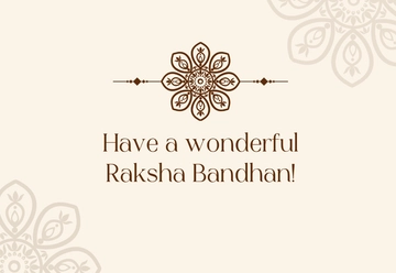 Free Brown Raksha Bandhan Day Card Template to Edit Online Free Brown Raksha Bandhan Day Card Template to Edit Online