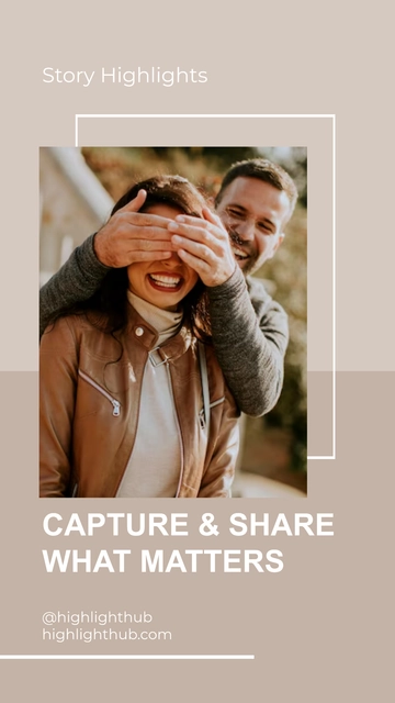 Free Instagram Story Highlight Template to Edit Online