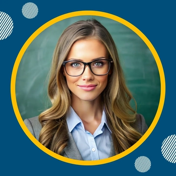 Free Education Linkedin Profile Photo Template to Edit Online