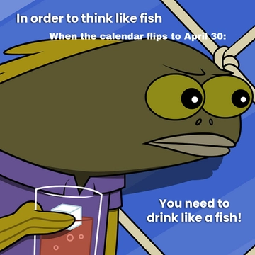 Free Fish Meme Template to Edit Online