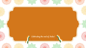 Free India Independence Day Background Border Design Template to Edit Online