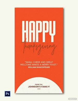 Thanksgiving Whatsapp Status Template