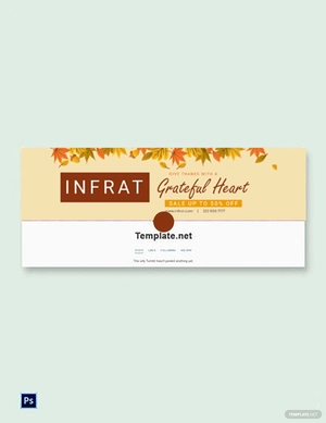Thanksgiving Twitter Header Template