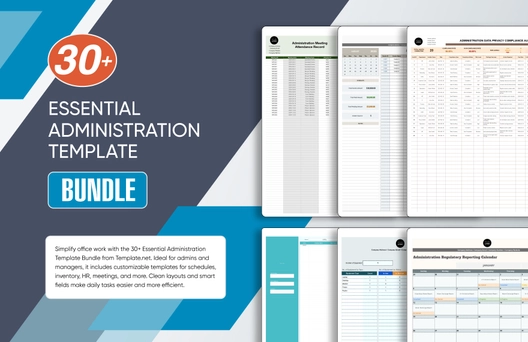 30+ Essential Administration Template Bundle