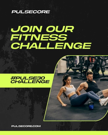 Free Green Fitness Social Media Template to Edit Online