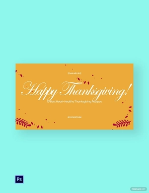Thanksgiving Youtube Thumbnail Template