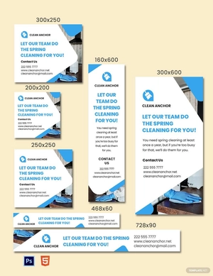 Spring Cleaning Service Banner Template