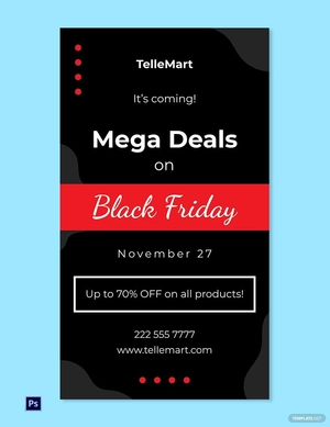 Black Friday Whatsapp Status Template
