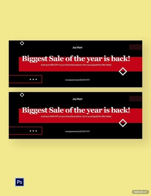 Black Friday Tumblr Banner Template