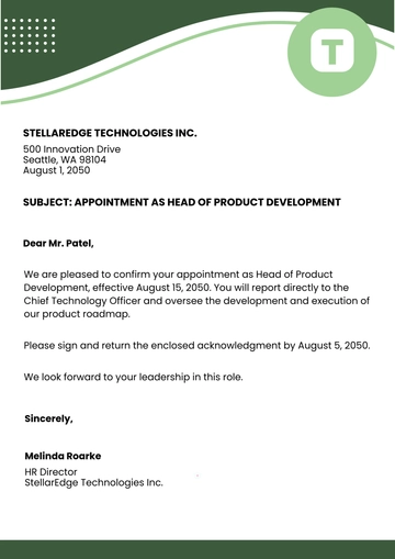 Free Corporate Appointment Template to Edit Online