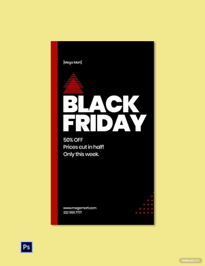Black Friday Whatsapp Story Template