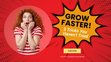 Free YouTube Ad Thumbnail Template to Edit Online