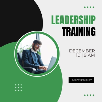 Free Leadership Linkedin Post Template to Edit Online